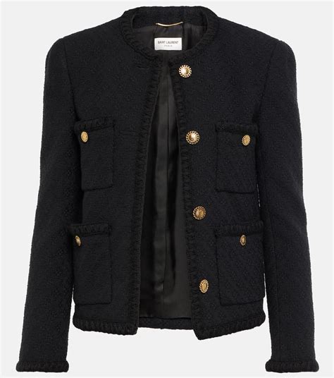 saint laurent leather jacket replica|saint laurent tweed.